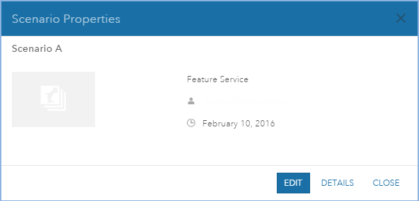Eigenschaften des Szenarios Eigenschaften des Szenarios